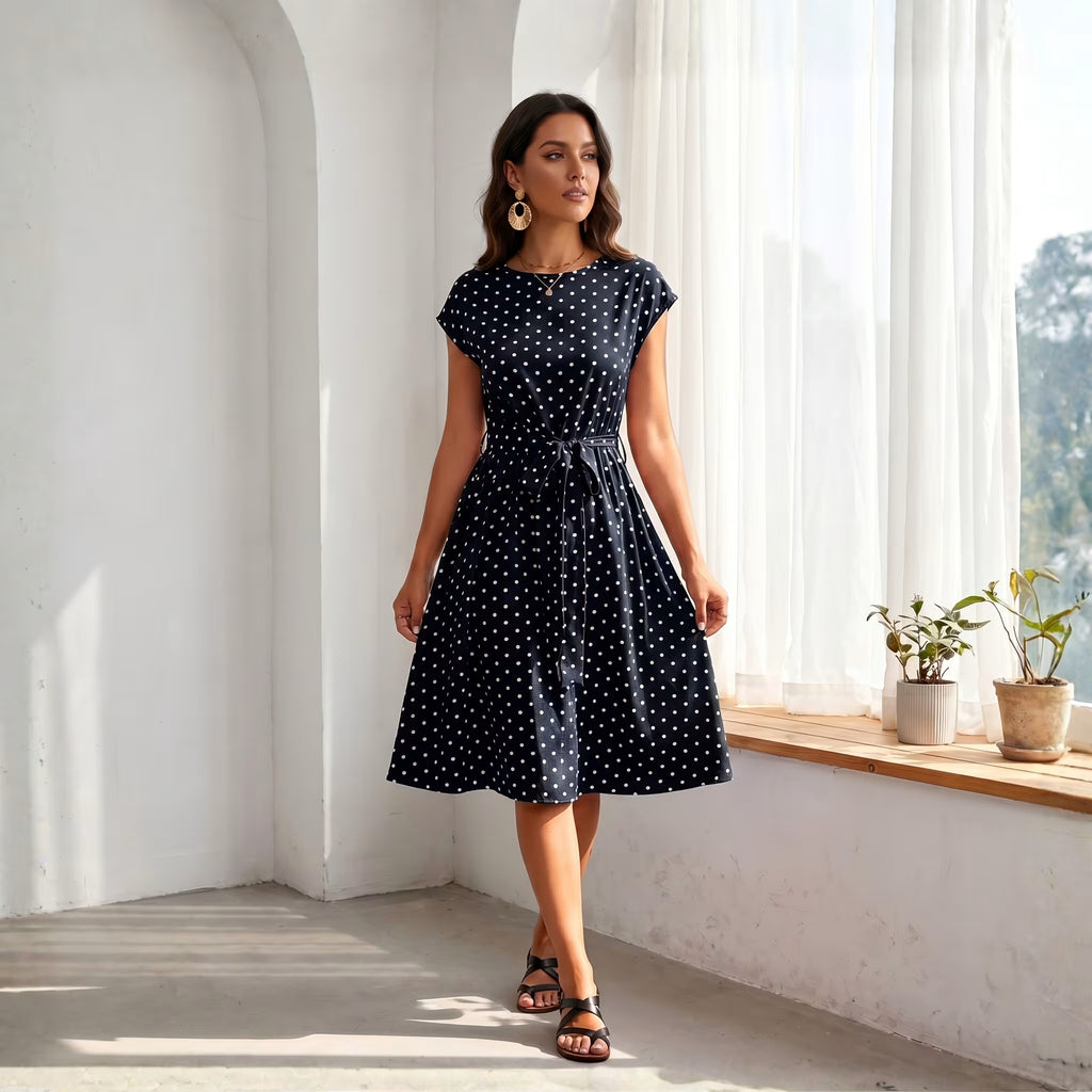 Robe à pois pour femme | LYSÉVANE